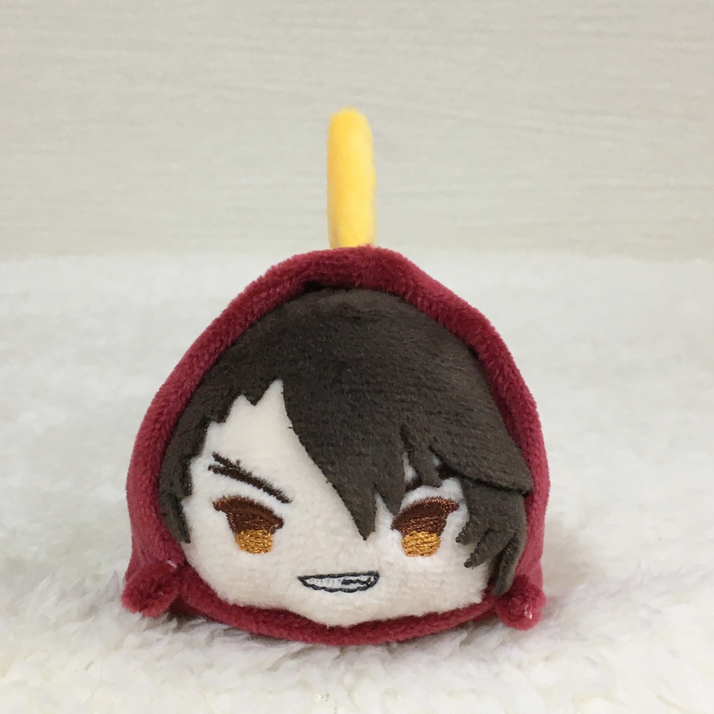 もちマス/もちころりん着ぐるみ 恐竜 ワインレッド&オレンジイエロー