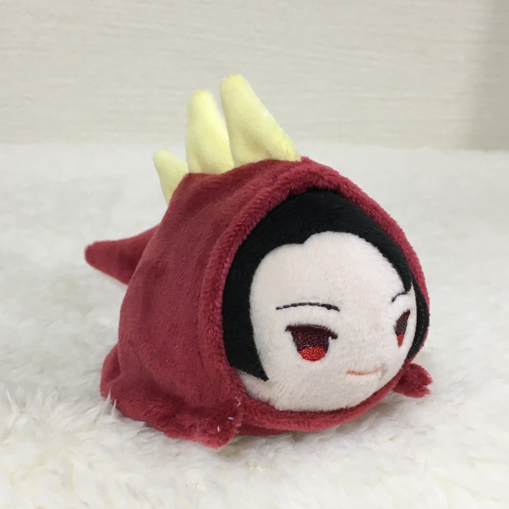 もちマス/もちころりん着ぐるみ 恐竜 ワインレッド&レモンイエロー