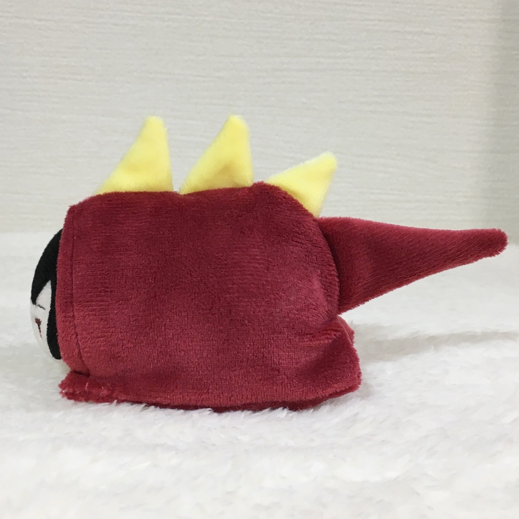 もちマス/もちころりん着ぐるみ 恐竜 ワインレッド&レモンイエロー