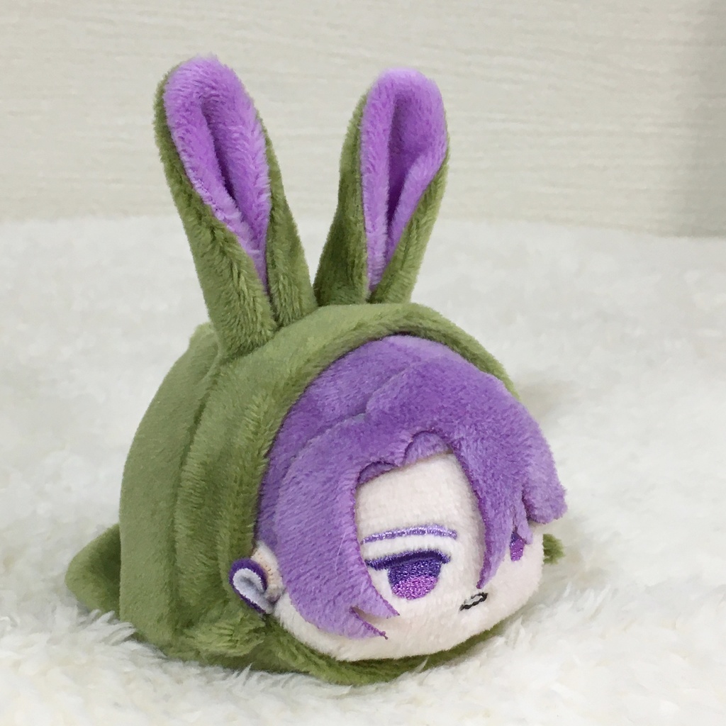 もちマス/ もちころりん着ぐるみ うさぎ カーキ&パープル