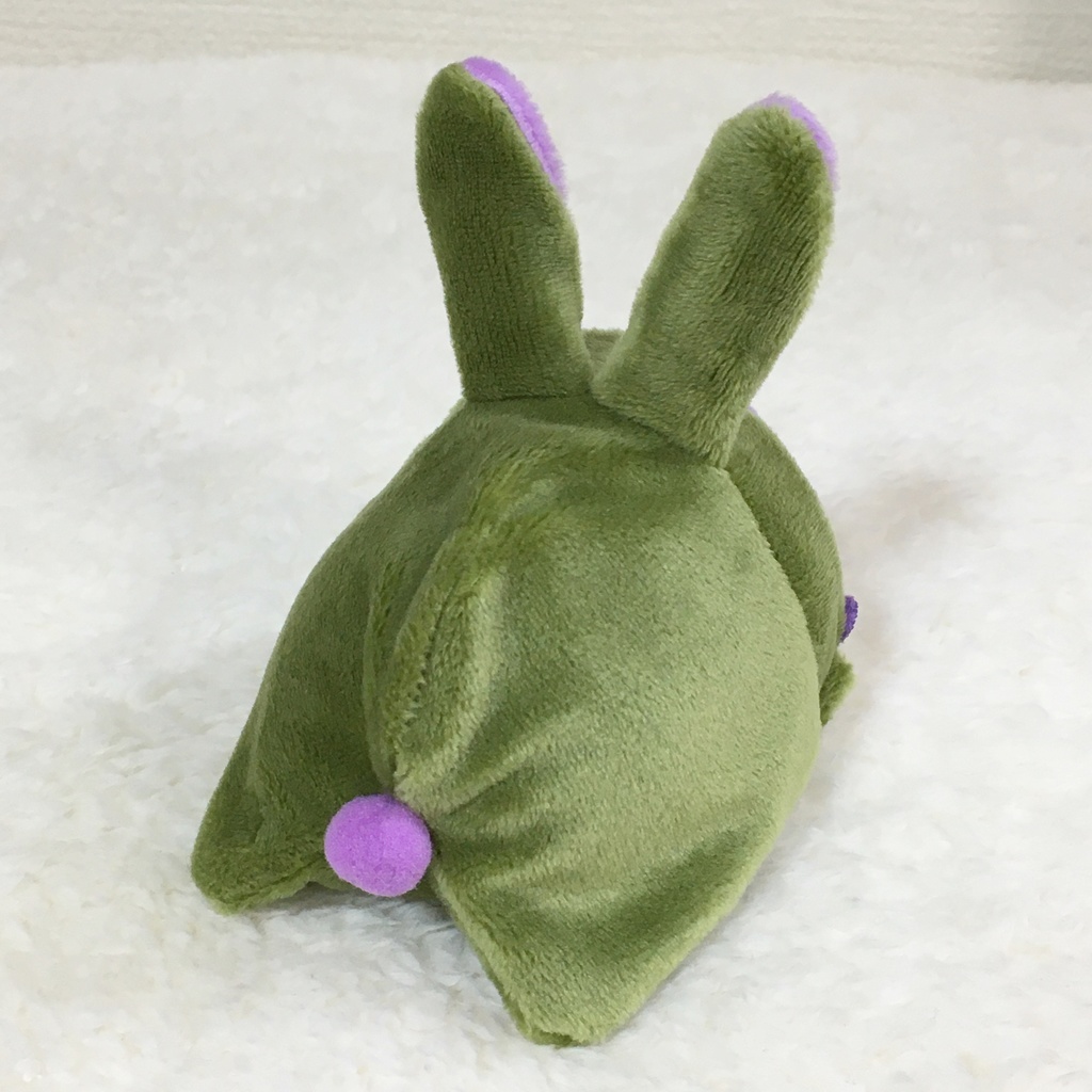 もちマス/ もちころりん着ぐるみ うさぎ カーキ&パープル