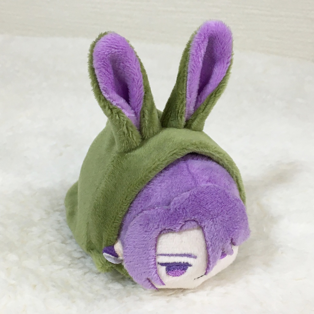 もちマス/ もちころりん着ぐるみ うさぎ カーキ&パープル