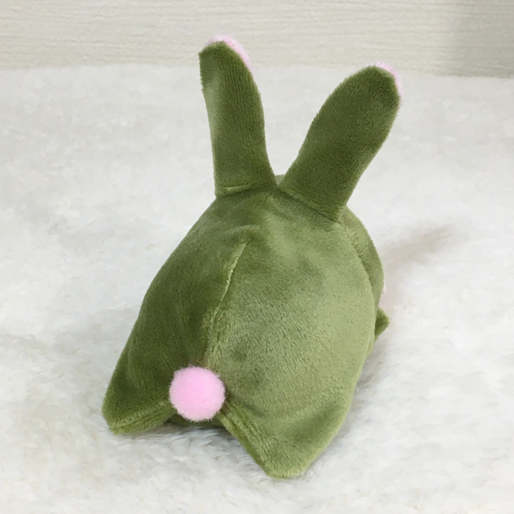 もちマス/もちころりん着ぐるみ うさぎ カーキ&ベビーピンク