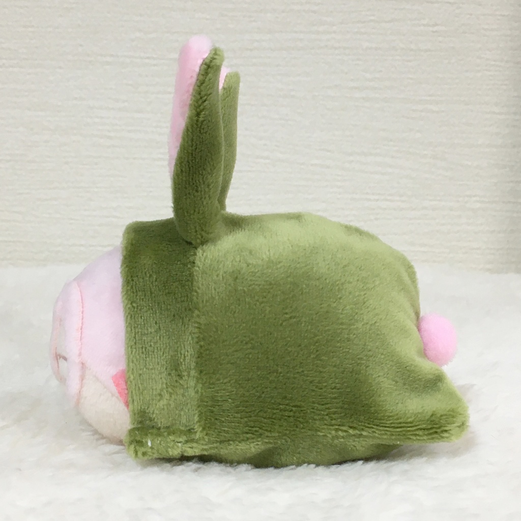 もちマス/もちころりん着ぐるみ うさぎ カーキ&ベビーピンク