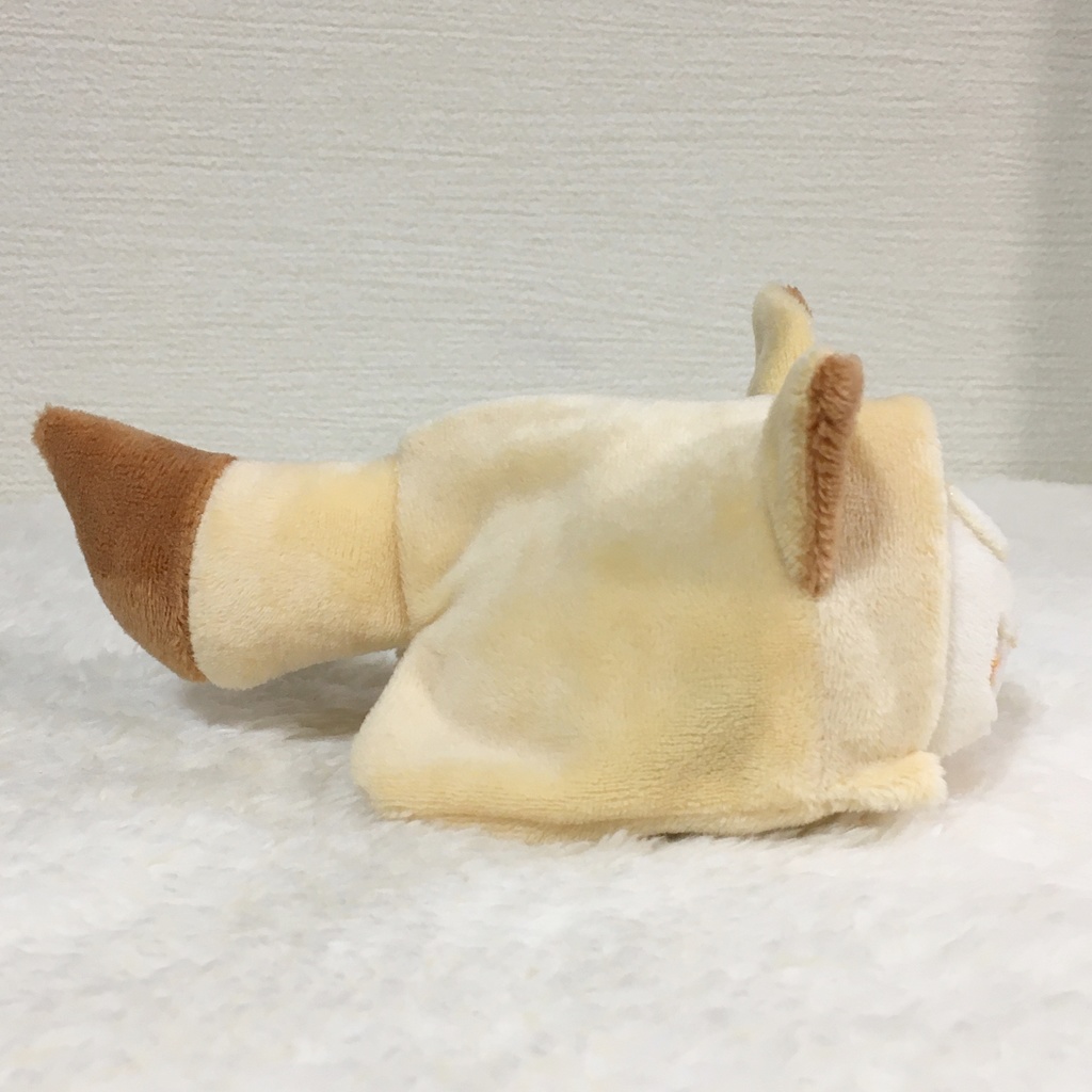 もちマス/もちころりん着ぐるみ きつね クリーム&ライトブラウン