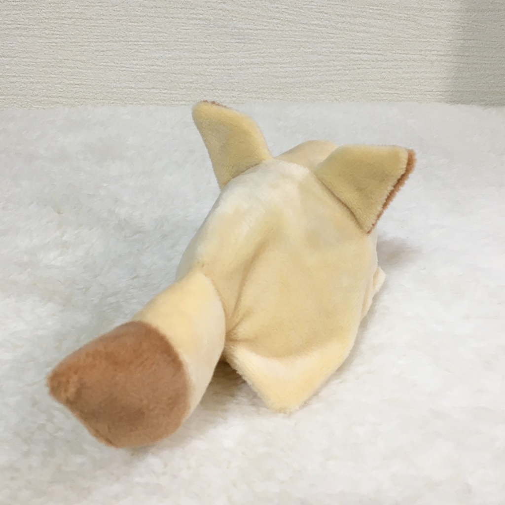 もちマス/もちころりん着ぐるみ きつね クリーム&ライトブラウン