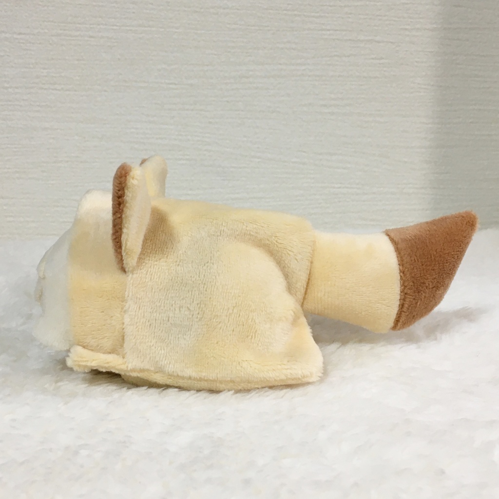 もちマス/もちころりん着ぐるみ きつね クリーム&ライトブラウン