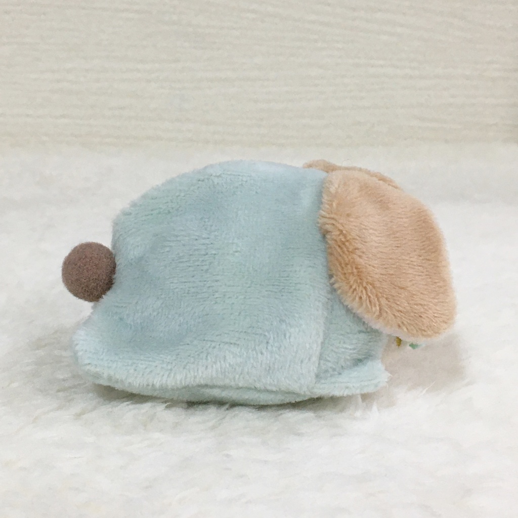 もちマスミニ着ぐるみ うさぎ(ロップイヤー) アイスグリーン&カフェオレ&ネールピンク