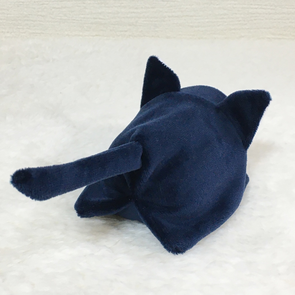 もちマス/もちころりん着ぐるみ ねこ(折れ耳) ネイビー