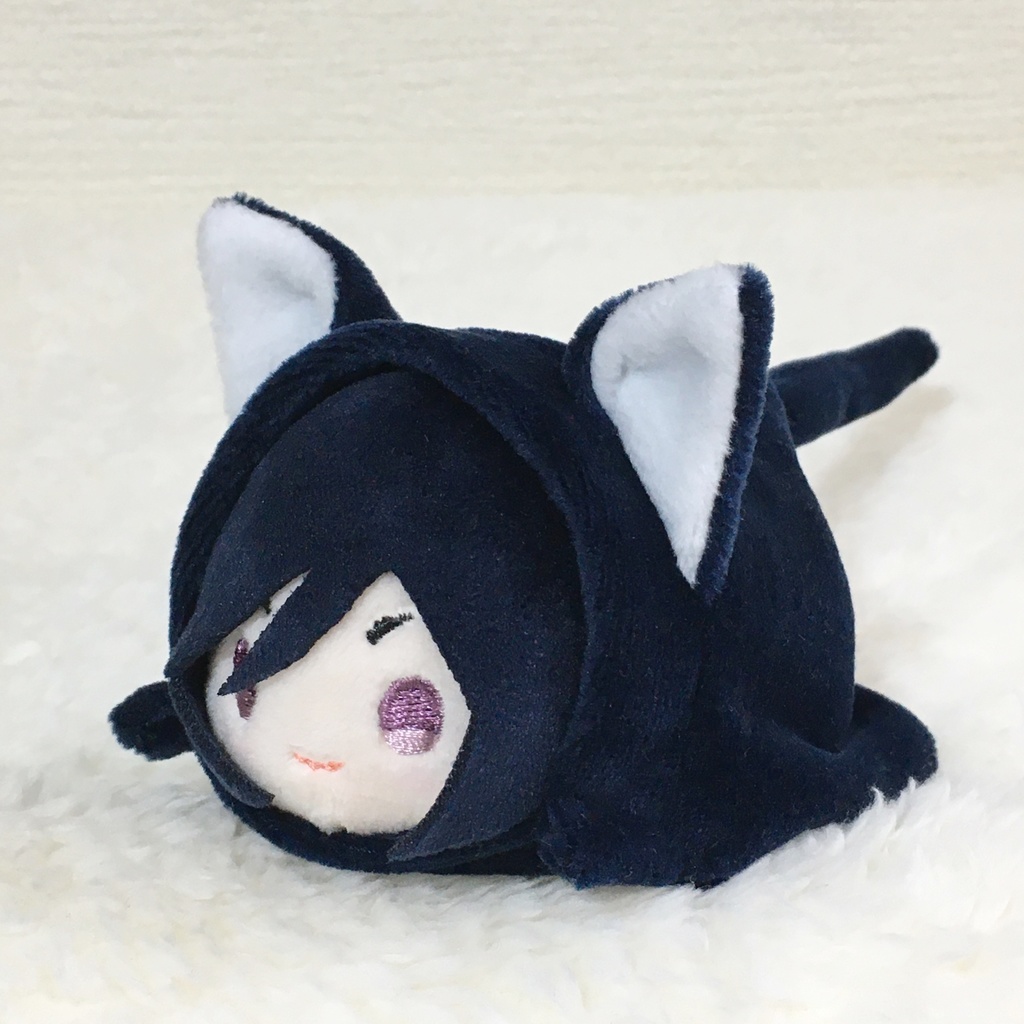 もちマス/もちころりん着ぐるみ ねこ(折れ耳) ネイビー