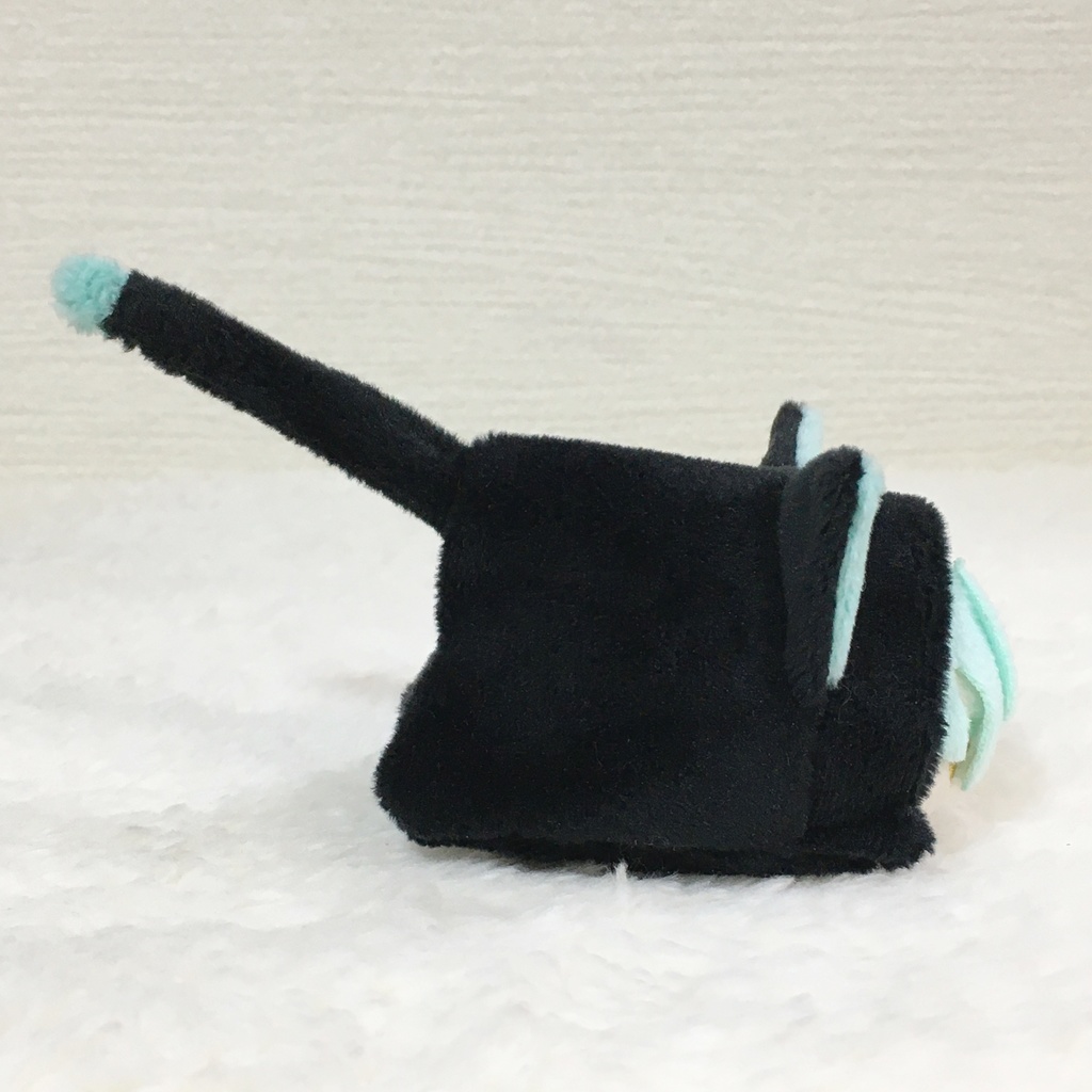 もちマスミニ着ぐるみ ねこ ブラック&ミントグリーン