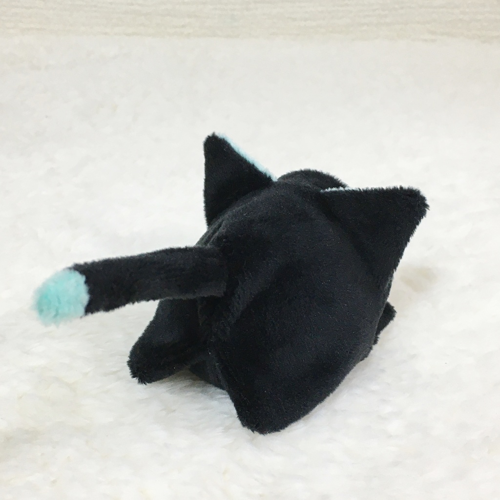 もちマスミニ着ぐるみ ねこ ブラック&ミントグリーン