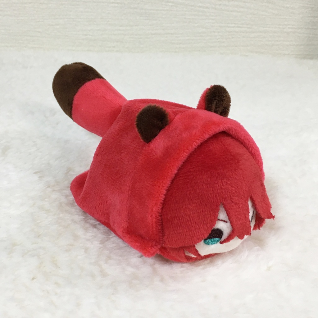 もちマス/もちころりん着ぐるみ　たぬき　レッド＆ブラウン