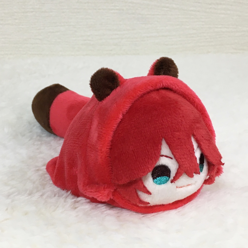 もちマス/もちころりん着ぐるみ たぬき レッド&ブラウン