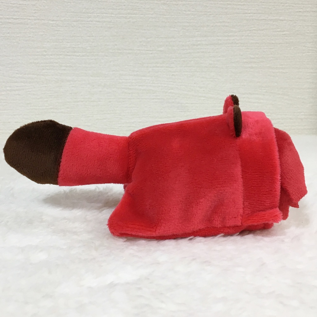 もちマス/もちころりん着ぐるみ たぬき レッド&ブラウン