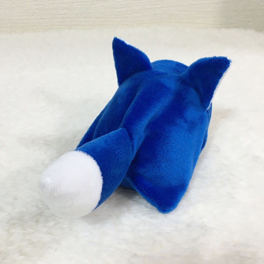 もちマス/もちころりん着ぐるみ きつね ブルー