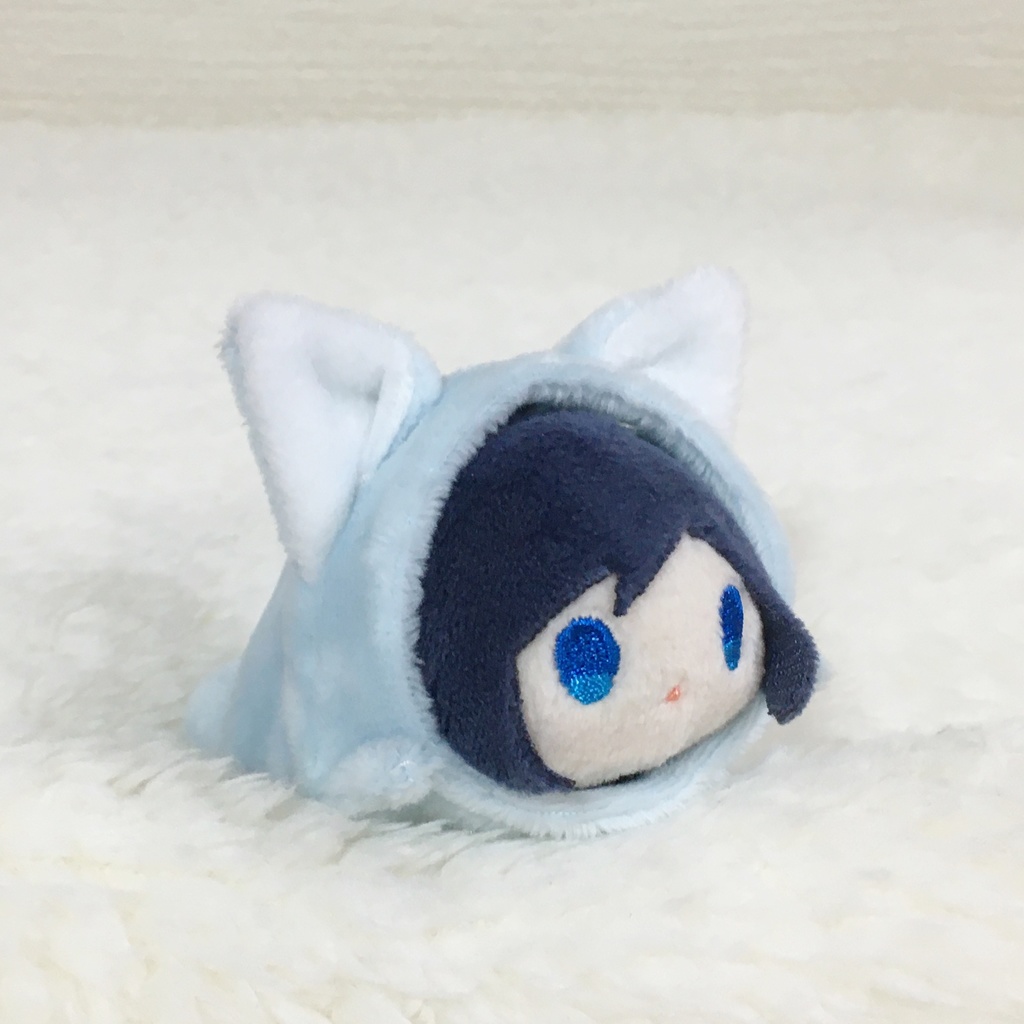 もちマスミニ着ぐるみ ねこ(しっぽ短め) ベビーブルー