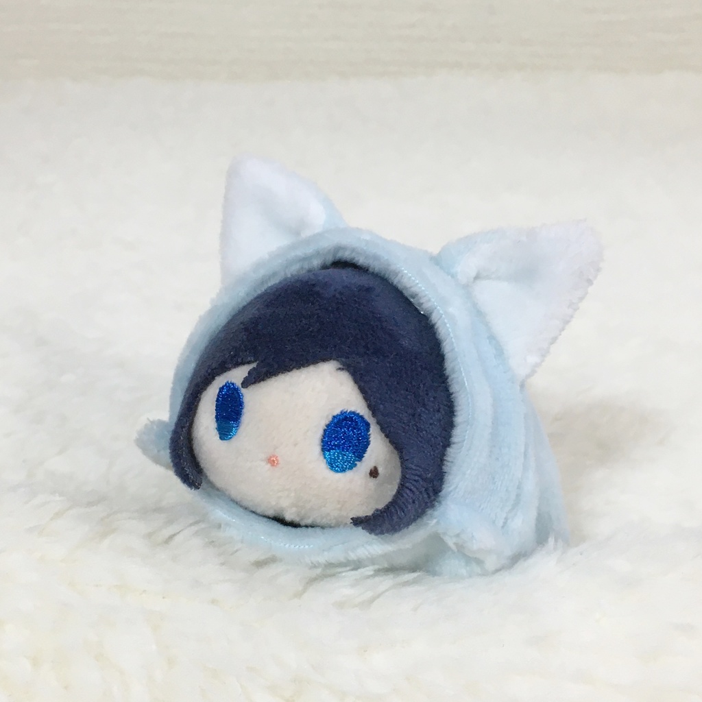 もちマスミニ着ぐるみ ねこ(しっぽ短め) ベビーブルー