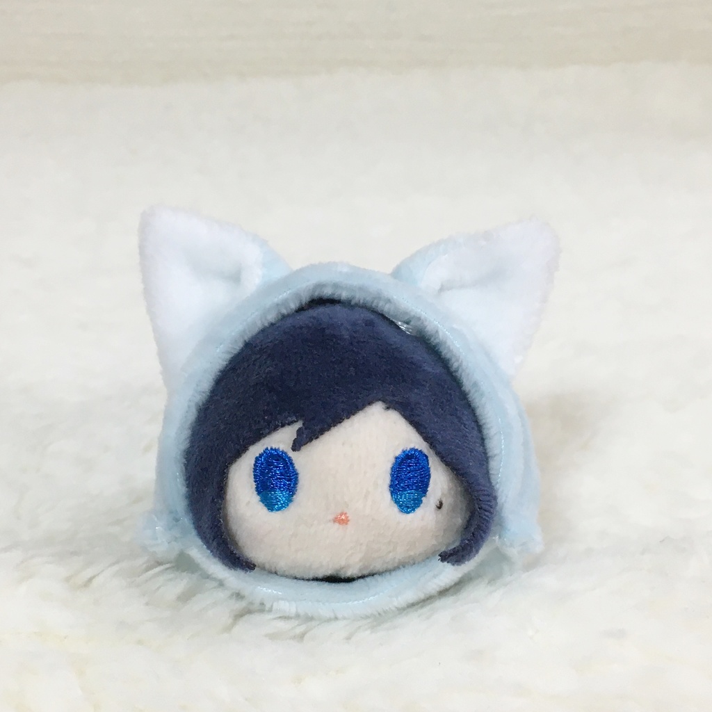 もちマスミニ着ぐるみ ねこ(しっぽ短め) ベビーブルー