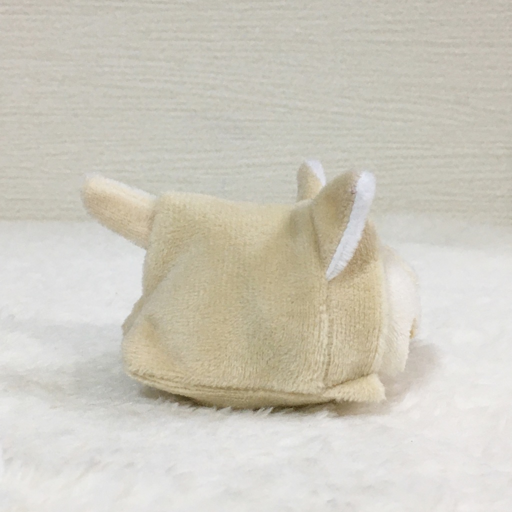 もちマスミニ着ぐるみ ねこ(しっぽ短め) ミルクティー