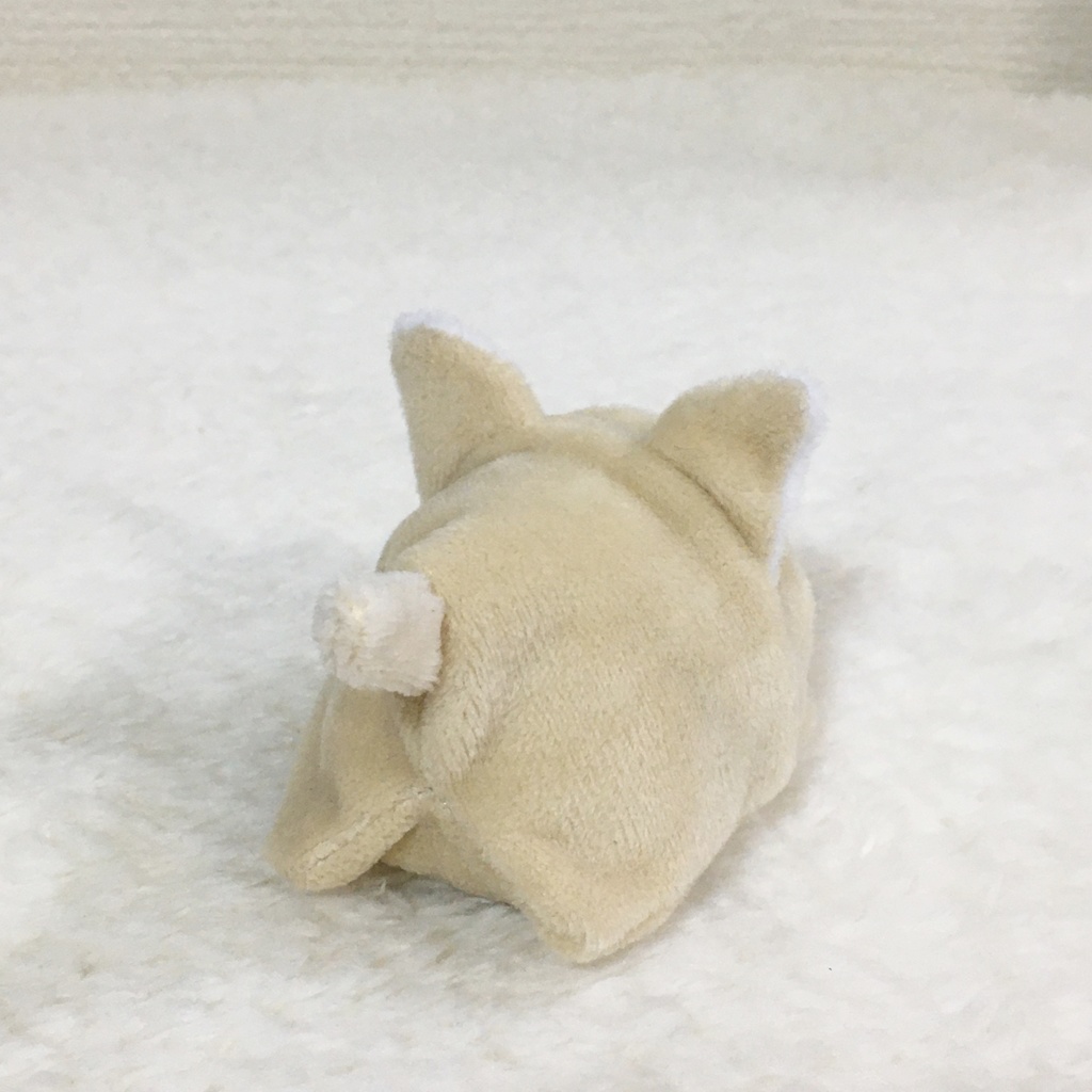 もちマスミニ着ぐるみ ねこ(しっぽ短め) ミルクティー