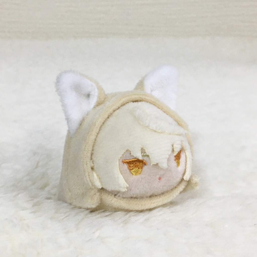 もちマスミニ着ぐるみ ねこ(しっぽ短め) ミルクティー