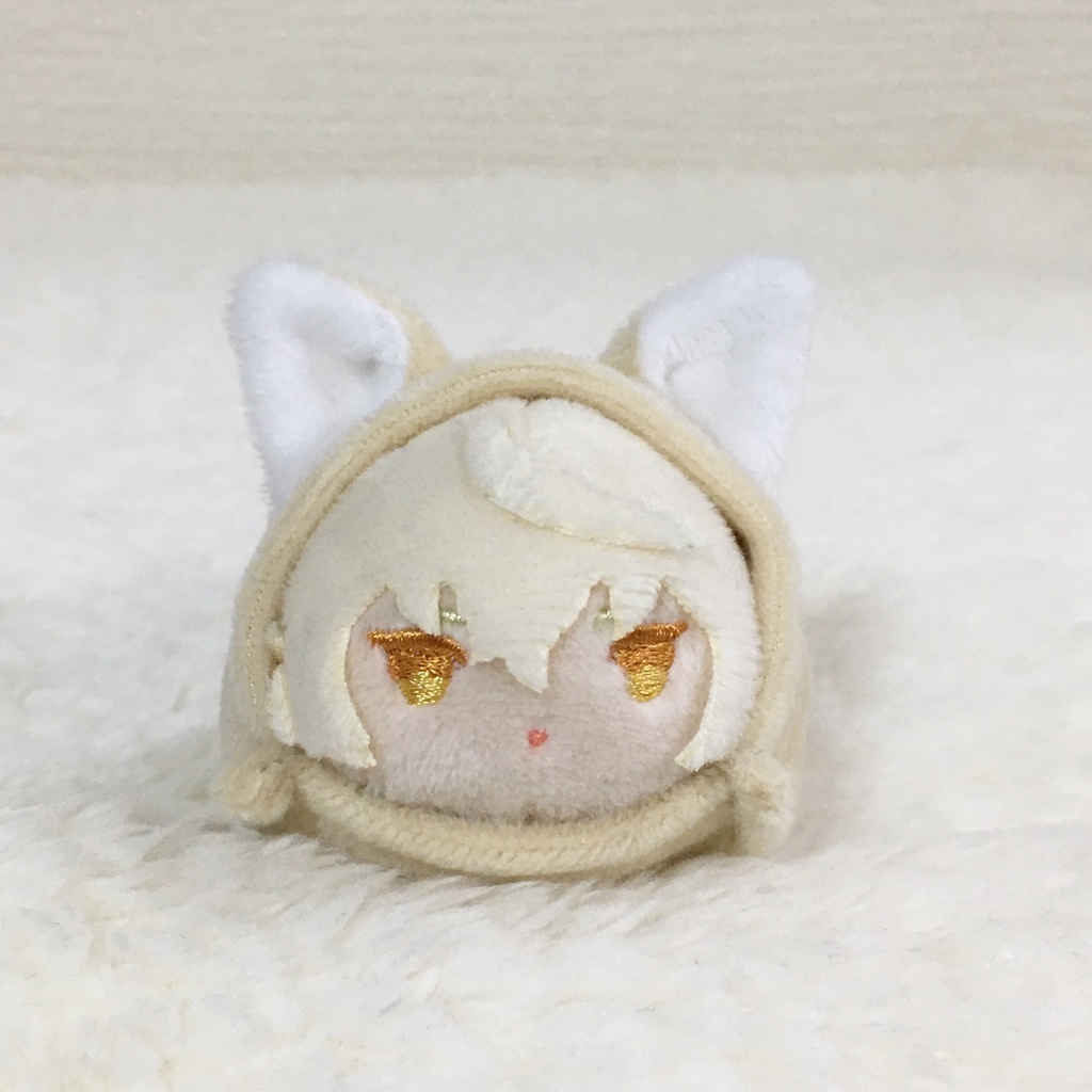 もちマスミニ着ぐるみ ねこ(しっぽ短め) ミルクティー