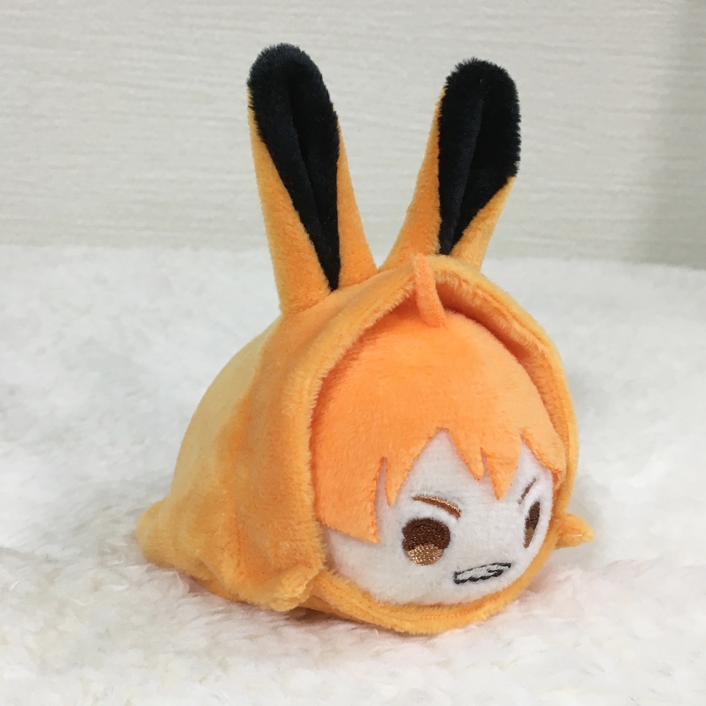 もちマス/もちころりん着ぐるみ うさぎ 柑子色&ブラック