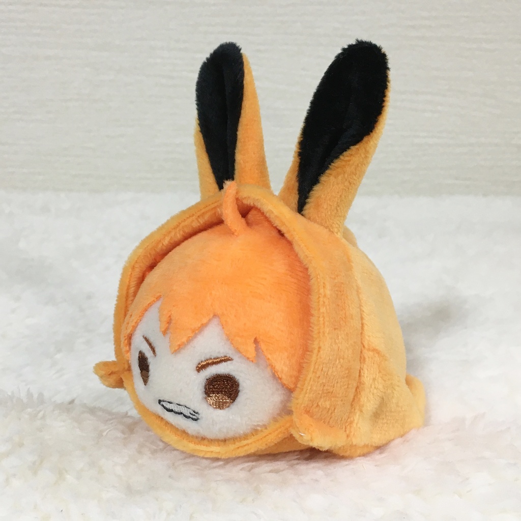 もちマス/もちころりん着ぐるみ うさぎ 柑子色&ブラック
