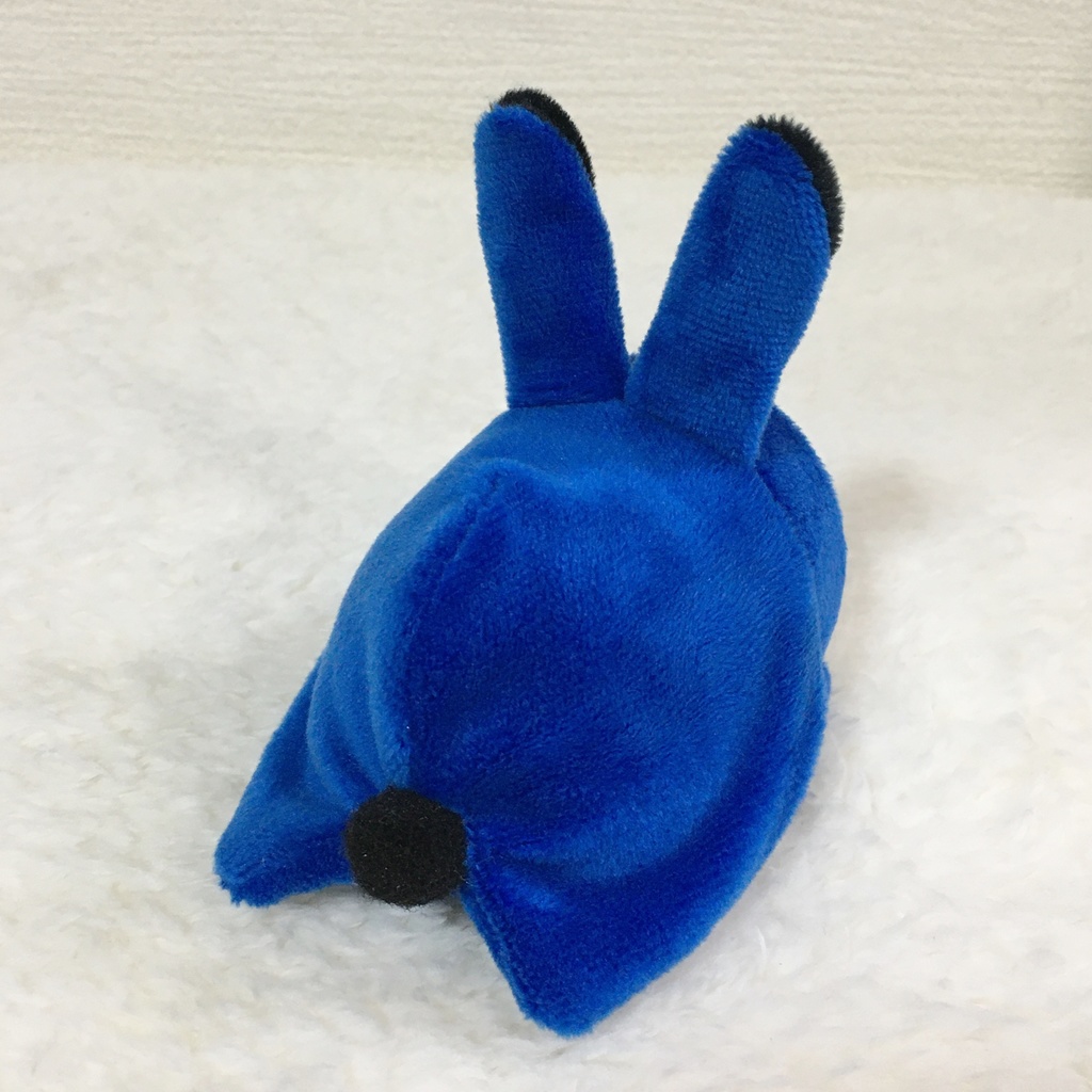 もちマス/もちころりん着ぐるみ うさぎ ブルー&ブラック