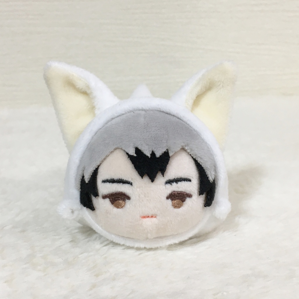 もちマス/もちころりん着ぐるみ きつね ホワイト&ミルク