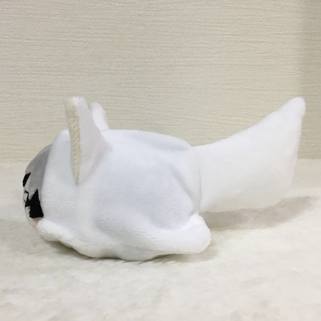 もちマス/もちころりん着ぐるみ きつね ホワイト&ミルク