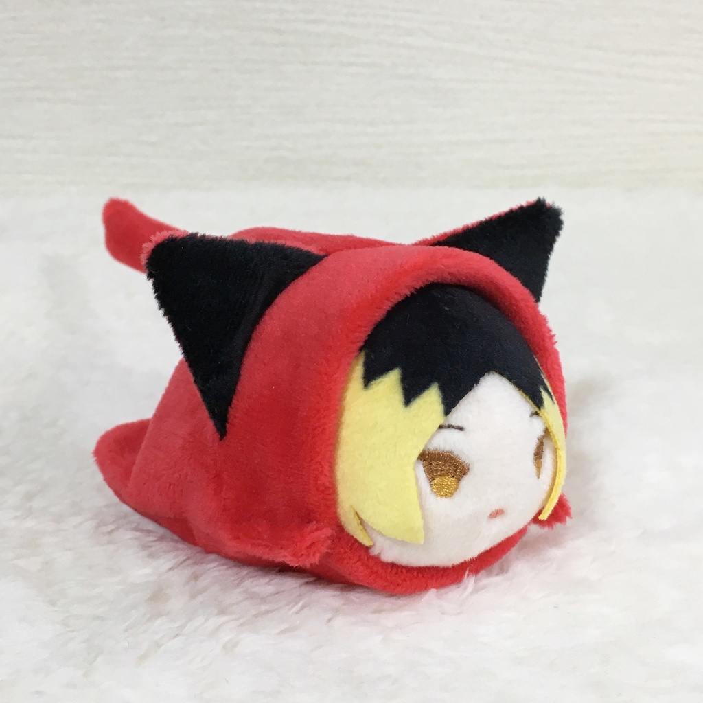 もちマス/もちころりん着ぐるみ ねこ レッド&ブラック