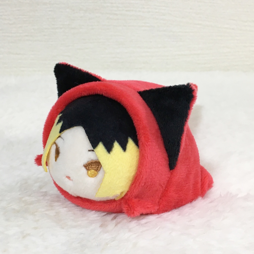 もちマス/もちころりん着ぐるみ ねこ レッド&ブラック