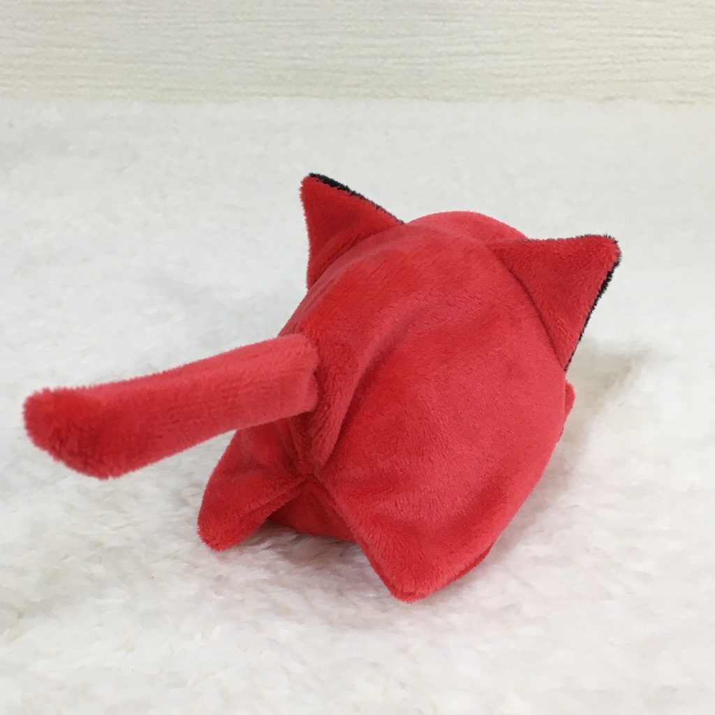 もちマス/もちころりん着ぐるみ ねこ レッド&ブラック