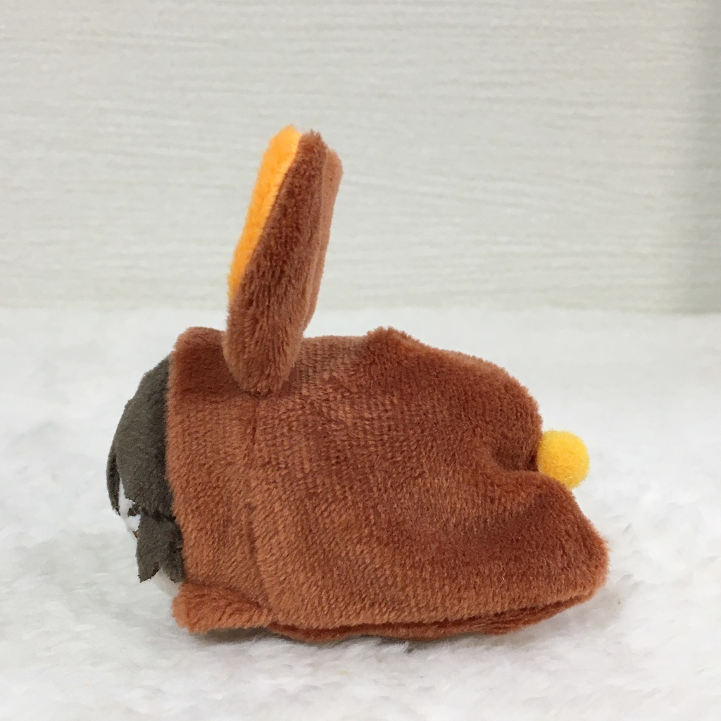 もちマスミニ着ぐるみ うさぎ ライトブラウン&オレンジ
