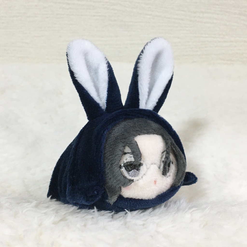 もちマスミニ着ぐるみ うさぎ ネイビー