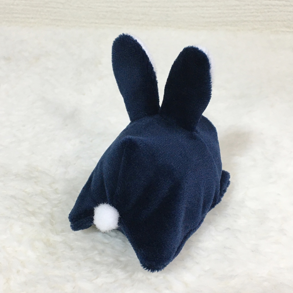 もちマスミニ着ぐるみ うさぎ ネイビー