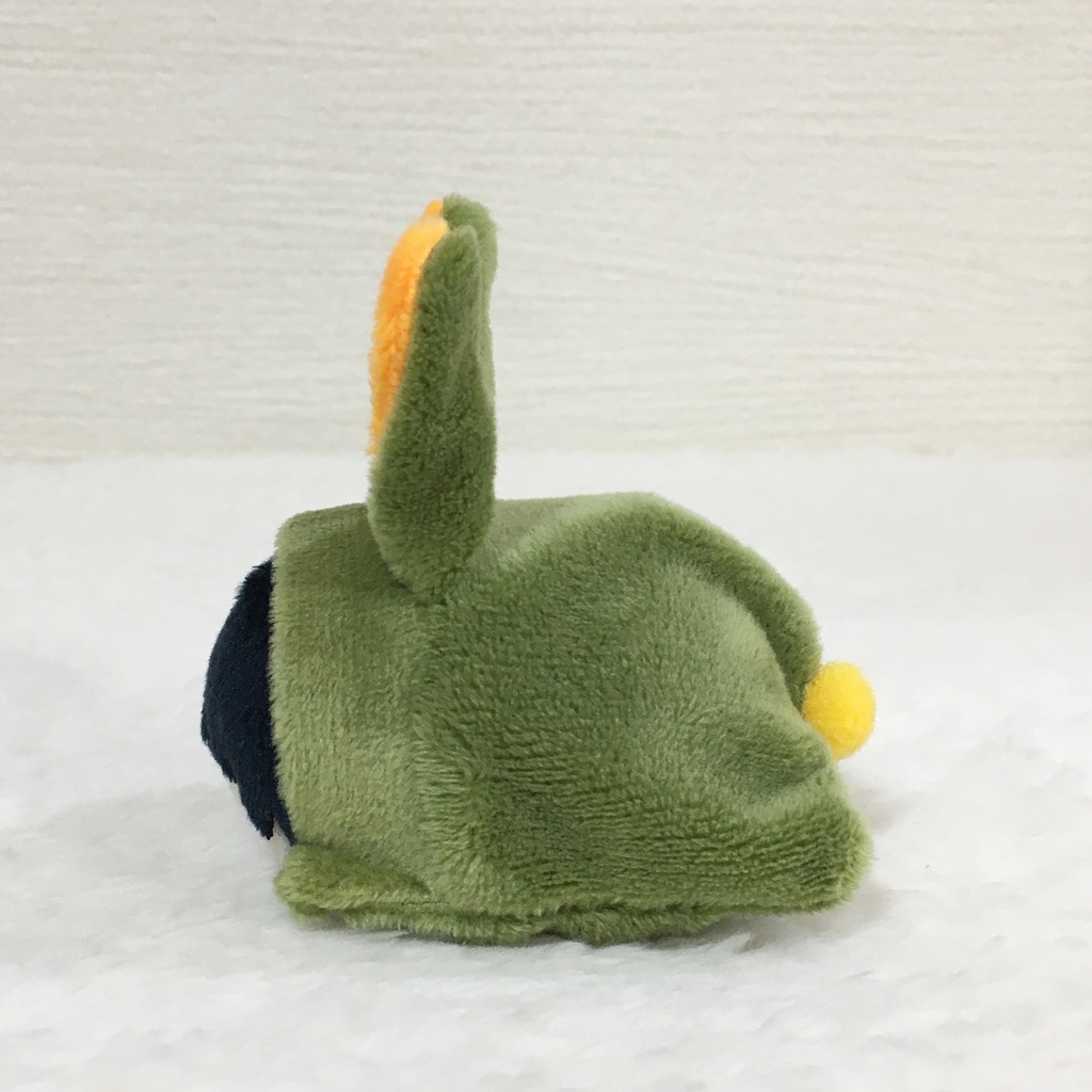 もちマスミニ着ぐるみ うさぎ カーキ&オレンジ