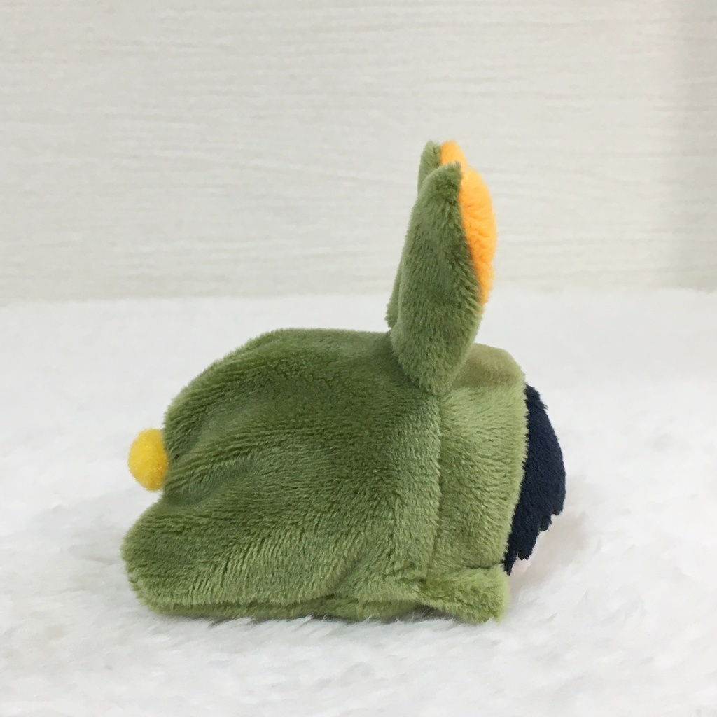 もちマスミニ着ぐるみ うさぎ カーキ&オレンジ