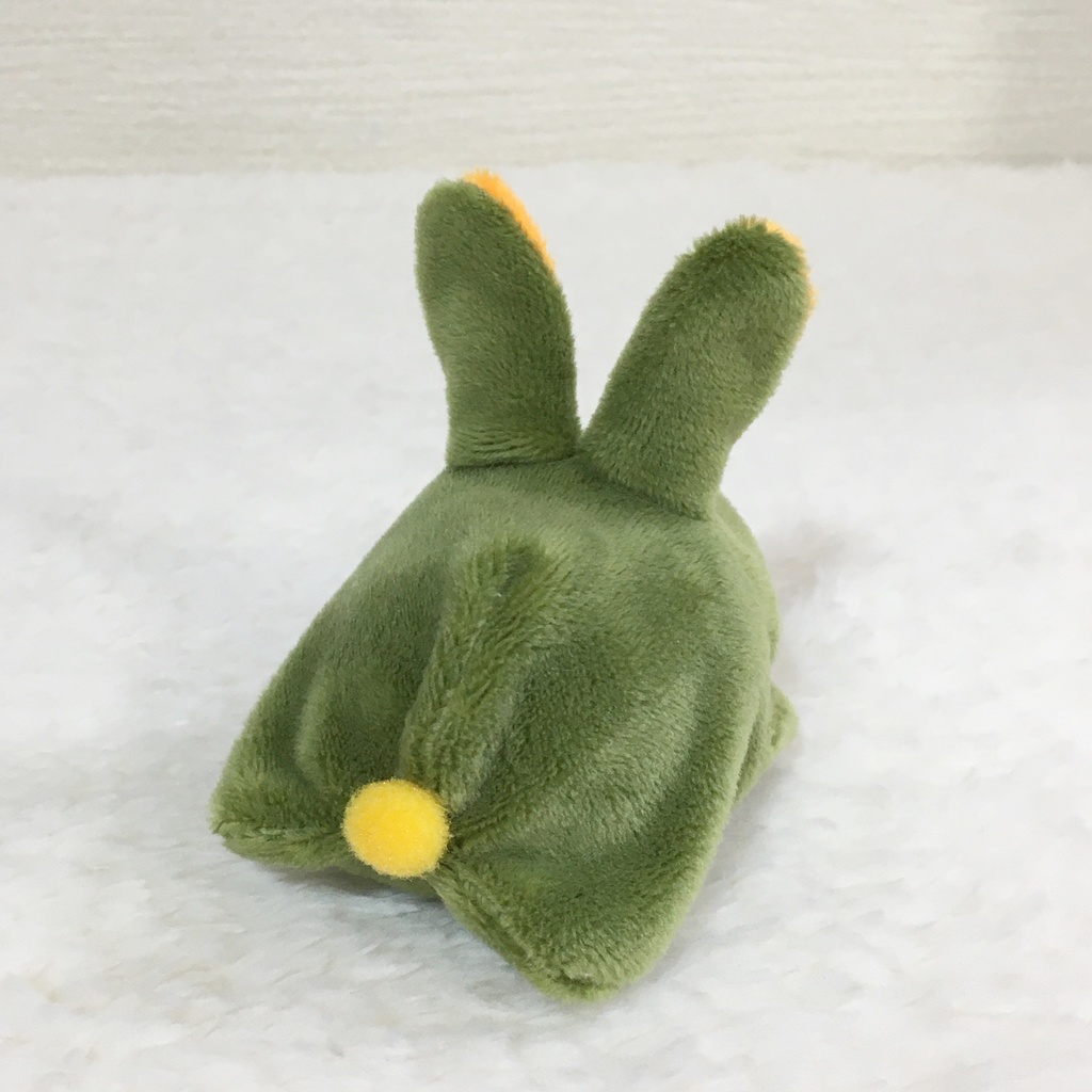 もちマスミニ着ぐるみ うさぎ カーキ&オレンジ