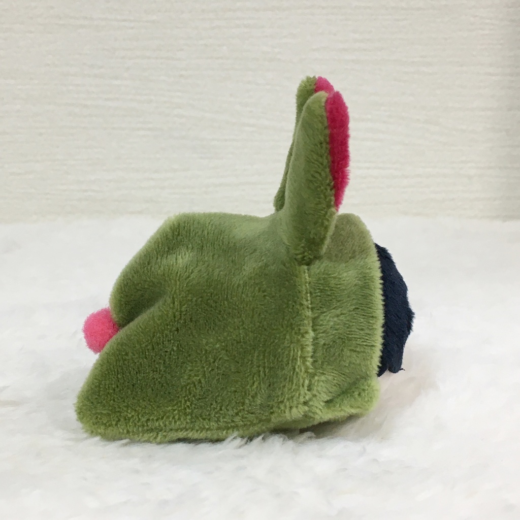 もちマスミニ着ぐるみ うさぎ カーキ&ローズピンク