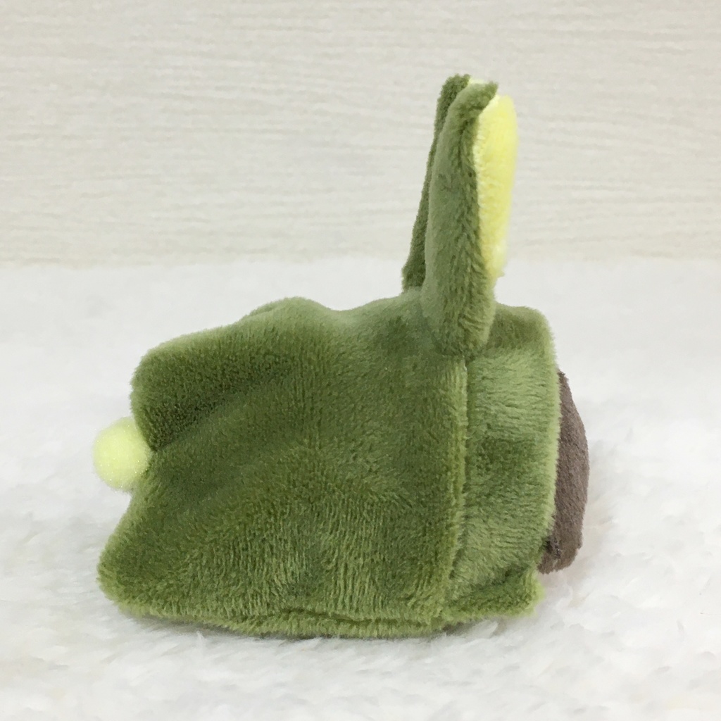 もちマスミニ着ぐるみ うさぎ カーキ&レモンイエロー