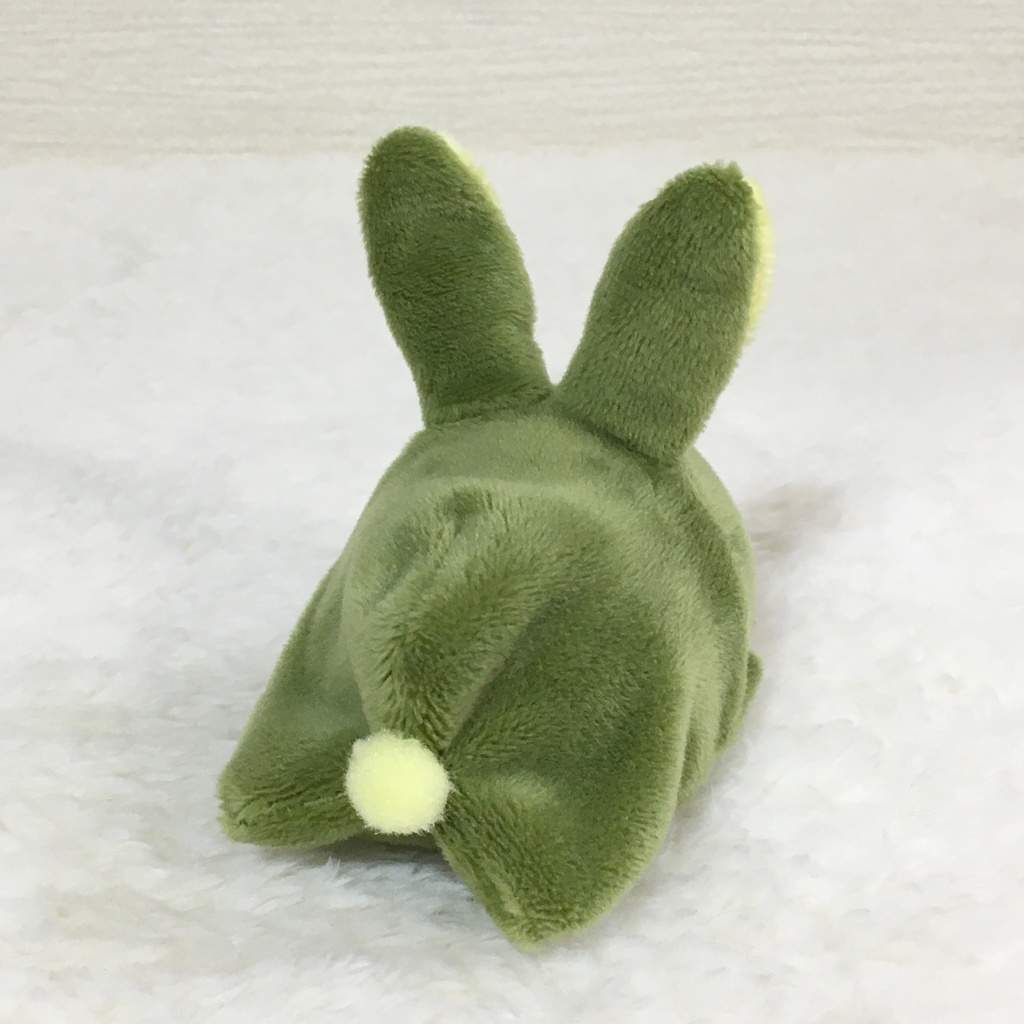 もちマスミニ着ぐるみ うさぎ カーキ&レモンイエロー