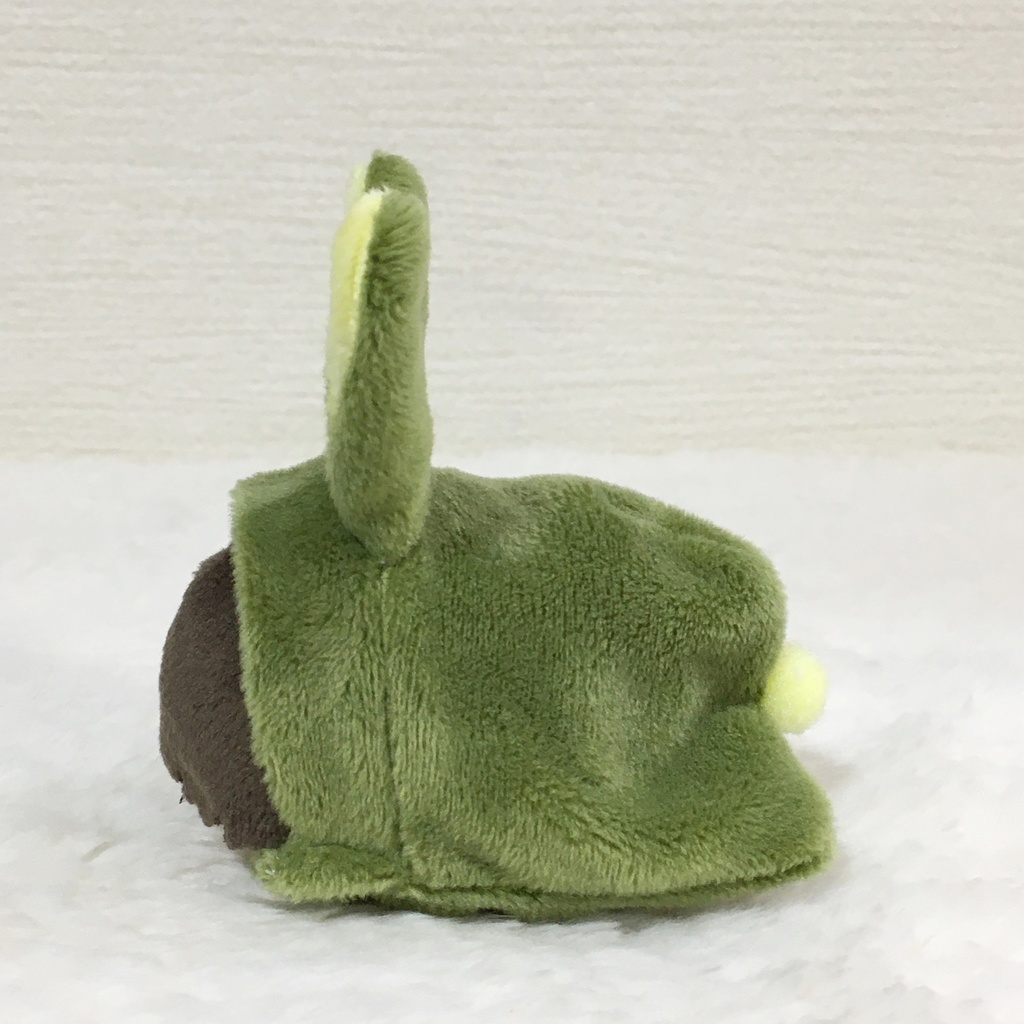 もちマスミニ着ぐるみ うさぎ カーキ&レモンイエロー
