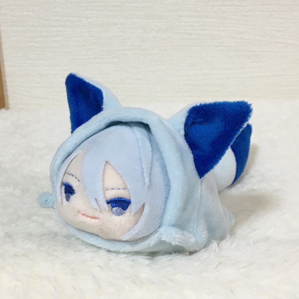 もちマス/もちころりん着ぐるみ きつね ベビーブルー&ブルー