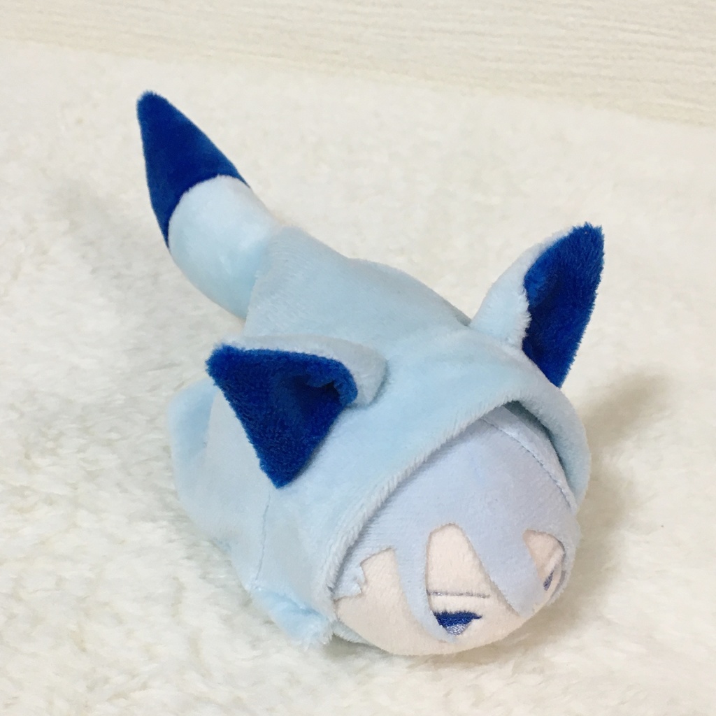 もちマス/もちころりん着ぐるみ きつね ベビーブルー&ブルー