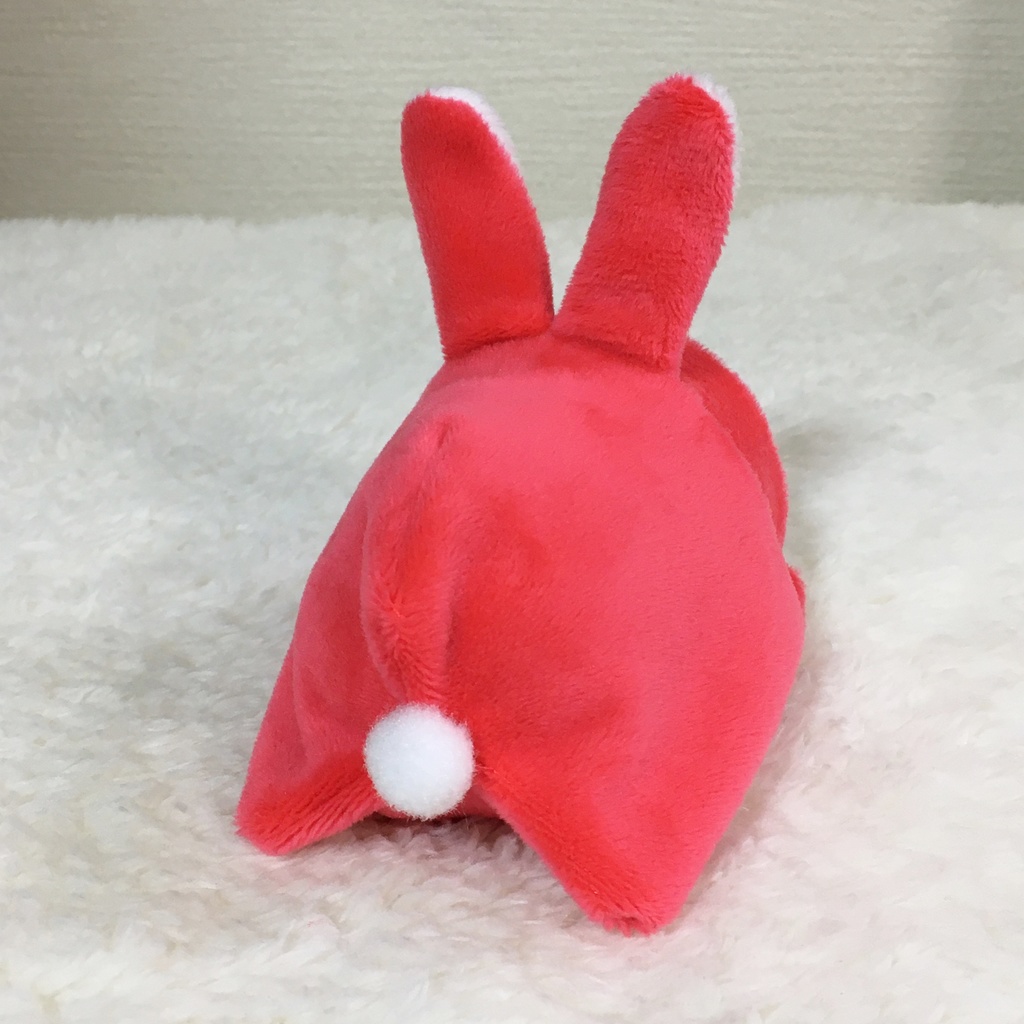 もちマス/もちころりん着ぐるみ うさぎ コーラルレッド