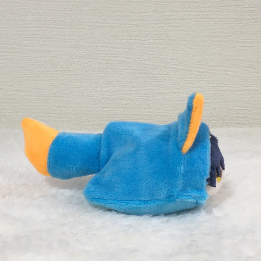 もちマスミニ着ぐるみ きつね アクアブルー&オレンジ