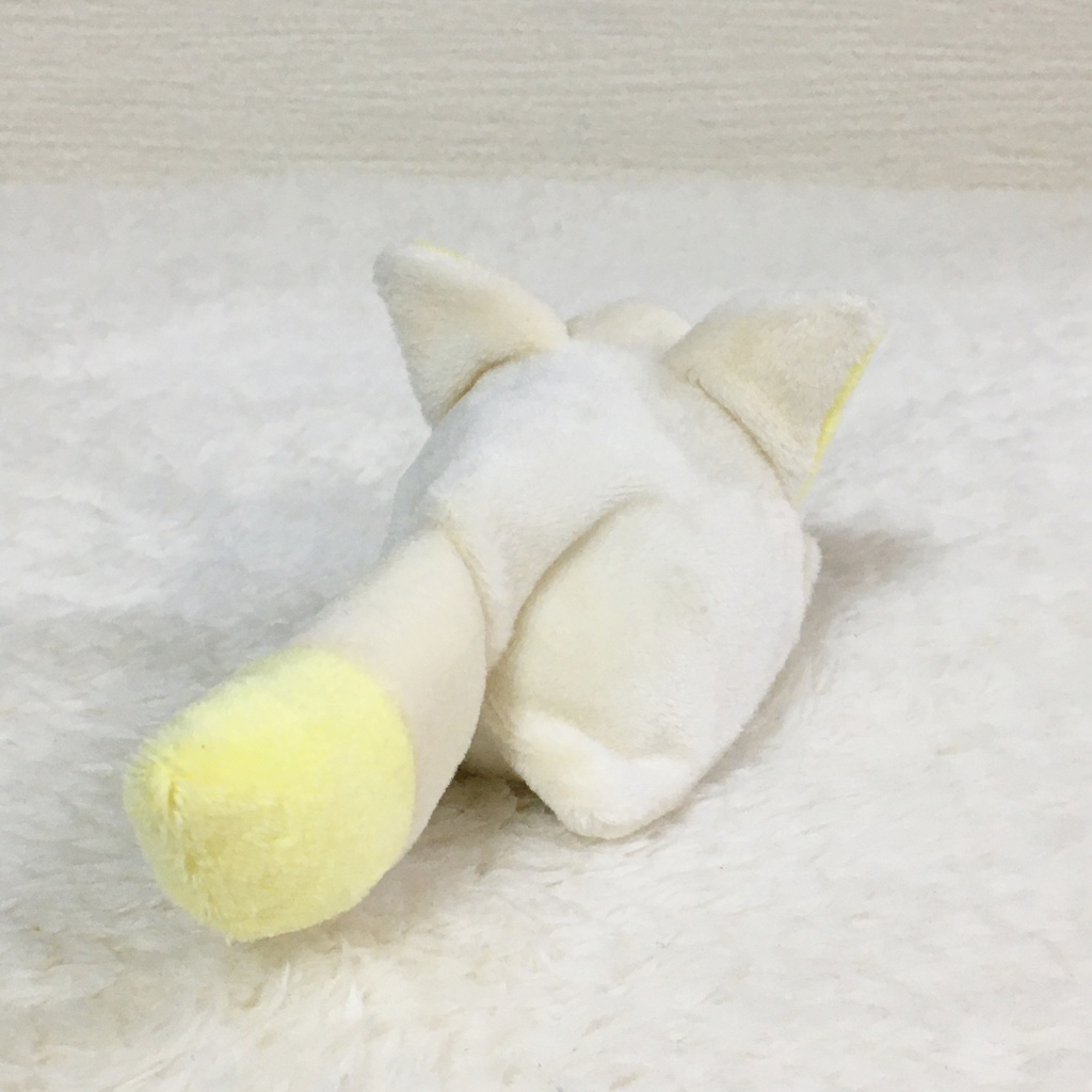 もちマスミニ着ぐるみ きつね ミルク&レモンイエロー